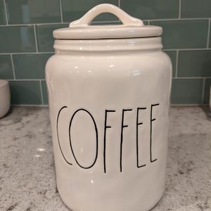Rae Dunn coffee canister